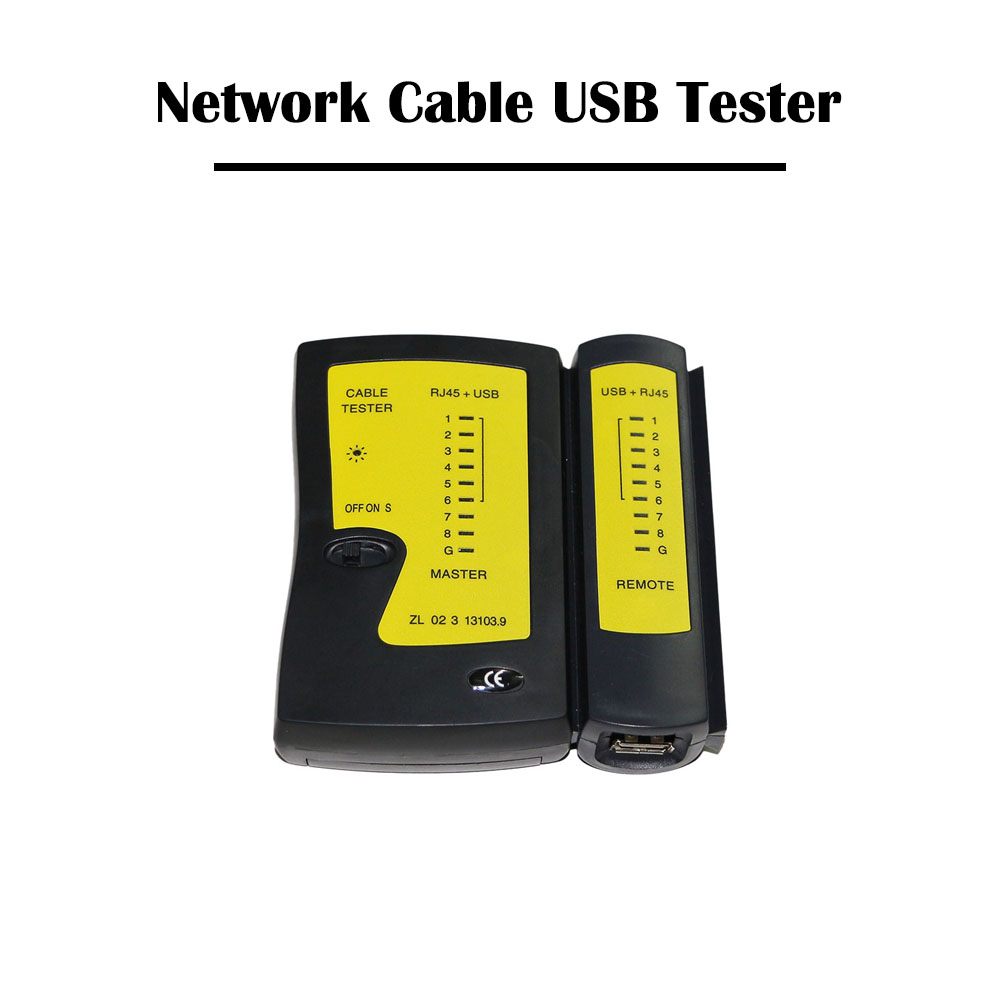 10 조각 네트워크 케이블 USB 케이블 테스터 RJ11/RJ45 ,USB A-B Cat 5e Cat 6 커넥터 여성-여성 네트워킹 커플러 이더넷